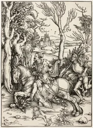 Cavaleiro e Landsknecht