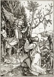 A Vida da Virgem: Joaquim e o Anjo (Bartsch 78)