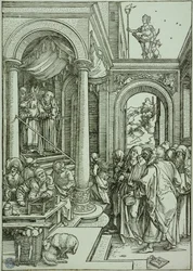 A Vida da Virgem: A Apresentação da Virgem no Templo (Bartsch 81)
