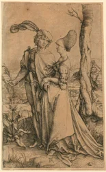 Casal de amantes e a morte
