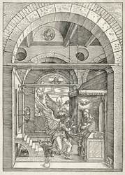 Vida da Virgem: A Anunciação, 1504-1505.