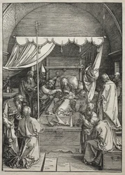 Vida da Virgem: A Morte da Virgem, 1504-1505.