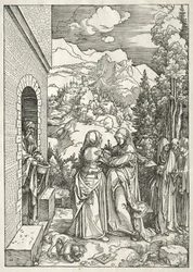 Vida da Virgem: A Visitação, 1504-1505.