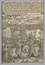 Maximiliano e Henrique VIII da Inglaterra, placa 22 de Cenas Históricas da Vida do Imperador Maximiliano I do Arco do Triunfo