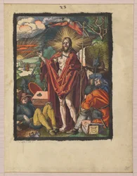 Auferstehung, aus "Die kleine Holzschnittpassion"
