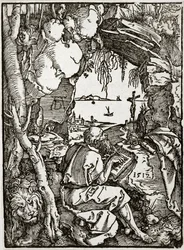 São Jerónimo numa gruta (Bartsch 113)