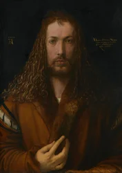 Autorretrato com manto guarnecido de pele