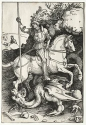 São Jorge Matando o Dragão, 1500s.