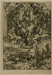 São João diante de Deus e dos Anciãos, do Apocalipse