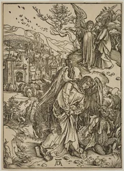 O anjo mostrando a São João a Nova Jerusalém