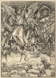 O Apocalipse: São Miguel combatendo o dragão