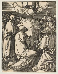 A Ascensão, de The Small Passion, ca. 1510