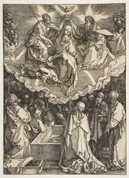 A Assunção e Coroação da Virgem, de «A Vida da Virgem», 1510.