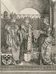 O noivado de Filipe, o Belo, com Joana de Castela, 1515.