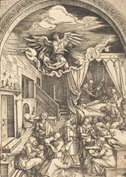 O Nascimento da Virgem, c. 15031504.