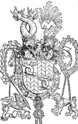 O brasão de armas de Florian Waldauf, 1500 1906