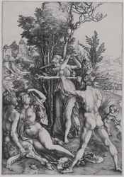 O combate da Virtude e do Prazer na presença de Hércules (Hércules na encruzilhada)