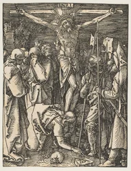 A Crucificação, de The Small Passion, ca. 1509