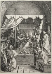 A morte da Virgem, 1510.