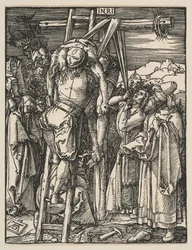 A Descida da Cruz, de The Small Passion, ca. 1509
