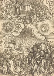 A Abertura do Quinto e Sexto Selos, provavelmente c. 14961498.