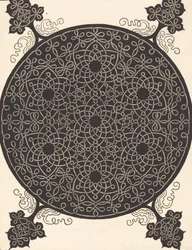 O sexto nó que combina sete pequenos sistemas de nós com centros pretos, provavelmente 1506-1507