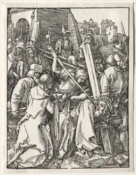 A pequena paixão: Cristo carregando a cruz