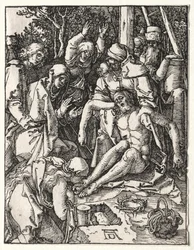 A pequena paixão: lamentação, c. 1509-1510.