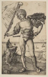 O porta-estandarte, ca. 1501.