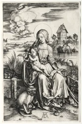 A Virgem e o Menino com um Macaco, c. 1498