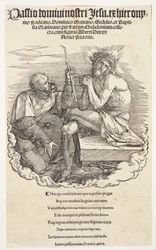 Página de título: A zombaria de Cristo