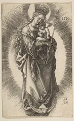 Virgem no Crescente com Cetro e Coroa Estrelada, 1516.