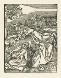 Agonia no Jardim - Cristo no Monte das Oliveiras, c.1508-09 (xilogravura)