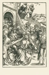 Cristo carregando a cruz, c.1500 (xilogravura)