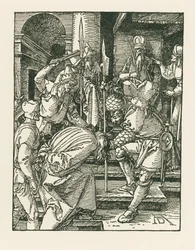 Cristo diante de Anás, c.1508-09 (xilogravura)