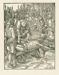 Cristo pregado na cruz, c.1509 (xilogravura)