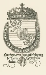 Brasão de armas de Fernando I, rei da Boémia e da Hungria