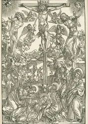 Crucificação (O Grande Calvário), c.1496-00 (xilogravura)