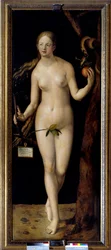 Eve Pintura de Albrecht Durer (1471-1528), óleo sobre madeira