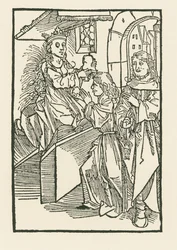 Ilustração na página de rosto de "Oratio Cassandre Venete"