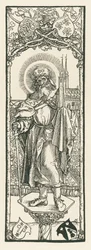 São Sebaldo na Coluna, c.1501 (xilogravura)