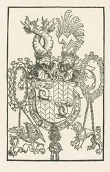 O brasão de armas de Florian Waldauf von Waldenstein