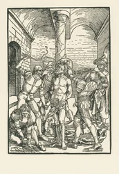 A Flagelação, c.1500 (xilogravura)