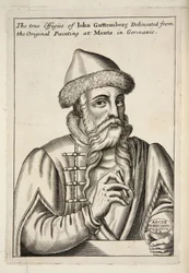 John Guttemberg, de Mechanick Exercises: ou The Doctrine of Handy-Works aplicado à Art of Printing, pub. 1683