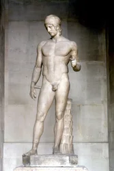 Ares, chamado Ares Borghese. Estátua de Alcâmenes, século V a.C. Musée du Louvre