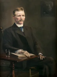 Robert Stirton, JP (1849-1917) (óleo sobre tela)