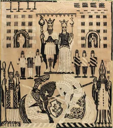 Royal Joisting, Março de 1928 (guache sobre papel)