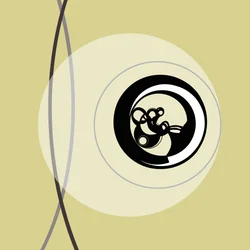 Círculos abstratos em espiral