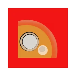 Círculos geométricos vibrantes