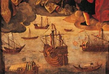 Caravela Espanhola (detalhe da Virgin of the Navigators)